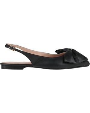 Divine Follie Ballet Flats Leather - Black
