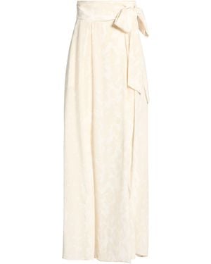 Barba Napoli Maxi Skirt Silk - Natural