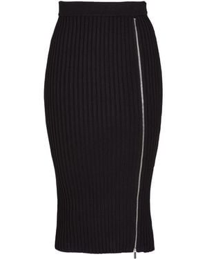 8 by YOOX Midi Skirt - Black