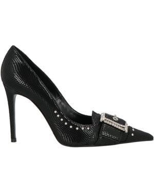 Lella Baldi Court Shoes Leather - Black