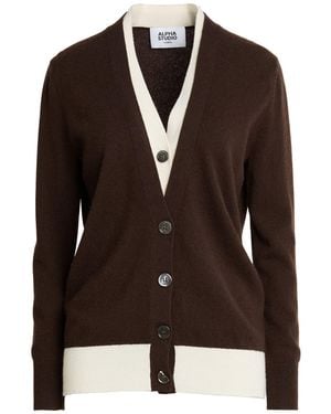 Alpha Studio Cardigan - Brown
