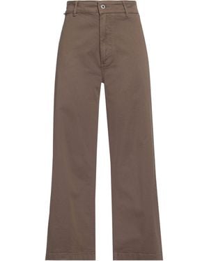 Pepe Jeans Khaki Trousers Cotton, Elastane - Brown