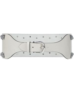 Isabel Marant Ivory Belt Cow Leather - White