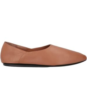 VIP【関税送料無料】希少 JIL SANDER BROWN LEATHER FLATS Leather ballet flats Jil Sander Burgundy size 40 EU in