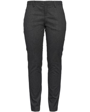 Zadig & Voltaire Charcoal Pants Polyester, Viscose, Wool, Elastane - Gray