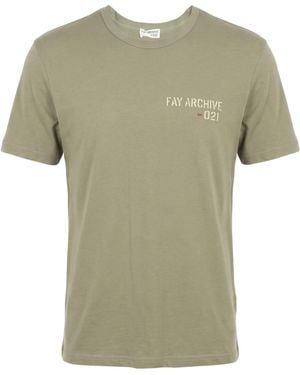 Fay T-Shirt Cotton - Green