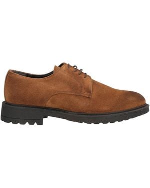 OVER/D Lace-Up Shoes Leather - Brown