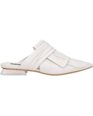Malloni Mules & Clogs - White