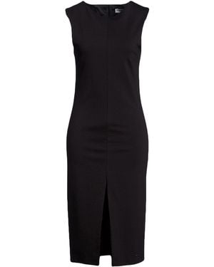 Fred Mello Midi Dress Viscose, Polyamide, Elastane - Black