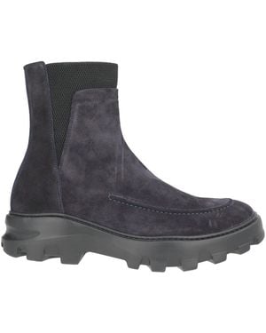 MICH SIMON Midnight Ankle Boots Leather - Black