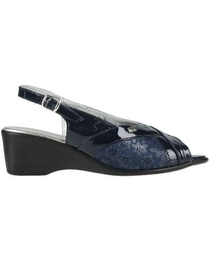 Valleverde Sandals Textile Fibers - Blue