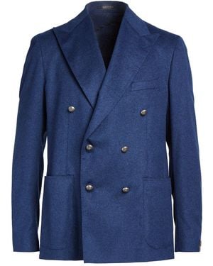 Tagliatore Blazer Virgin Wool, Elastane, Polyamide - Blue