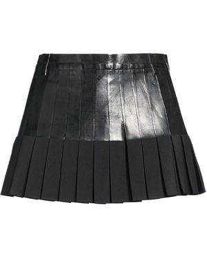 MM6 by Maison Margiela Mini Skirt Polyester, Virgin Wool - Black