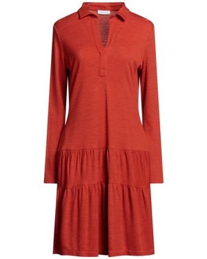 ROSSO35 Midi-Kleid - Rot