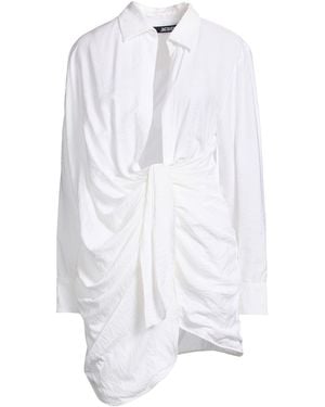 Jacquemus Le Splash Mini Dress Viscose, Polyamide - White