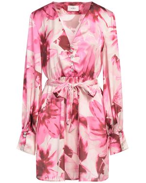 ViCOLO Fuchsia Mini Dress Polyester - Pink