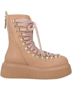 Agl Attilio Giusti Leombruni Sand Ankle Boots Leather - Natural