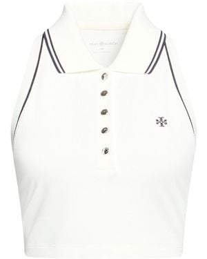 Tory Burch Polo Shirt Polyester - White