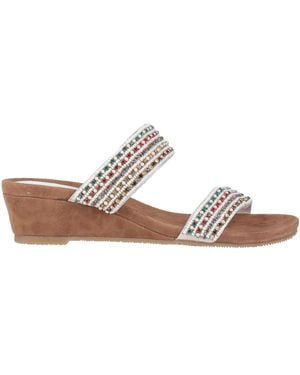 Melluso Walk Sandals Textile Fibers - White