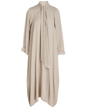 Sandro Ferrone Midi-Kleid - Natur