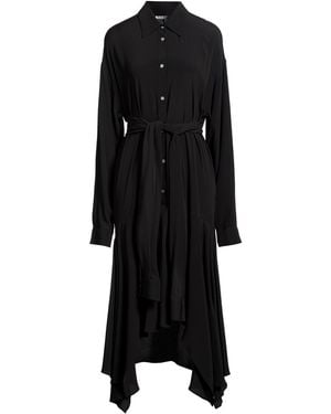 Acne Studios Midi Dress Acetate, Silk - Black