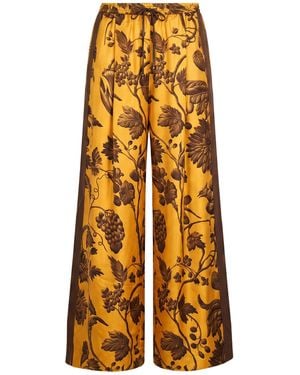 F.R.S For Restless Sleepers Pants Silk - Yellow