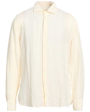 120% Lino Shirt Linen - White