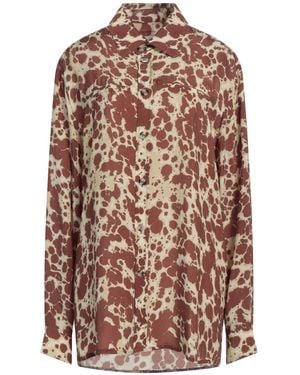 Nanushka Shirt Cupro - Brown
