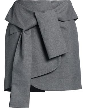 Vivetta Mini Skirt Polyester, Viscose - Gray