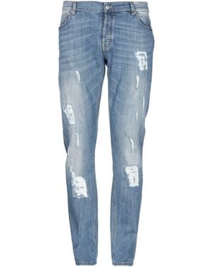 Daniele Alessandrini Jeans Cotton, Elastane - Blue