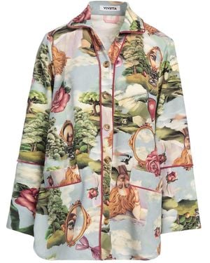 Vivetta Sky Shirt Polyester, Elastane - Multicolor