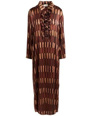 Momoní Vestito Midi - Marrone