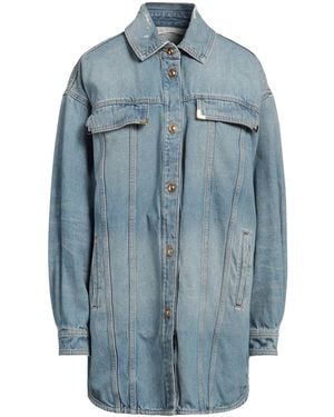 Palm Angels Denim Shirt - Blue