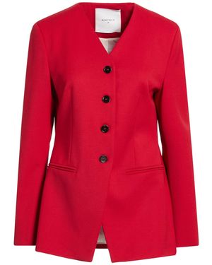 Beatrice B. Blazer Polyester, Virgin Wool, Elastane - Red