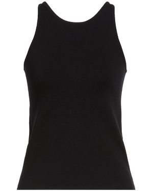 Max Mara Top Virgin Wool, Polyamide, Elastane - Black