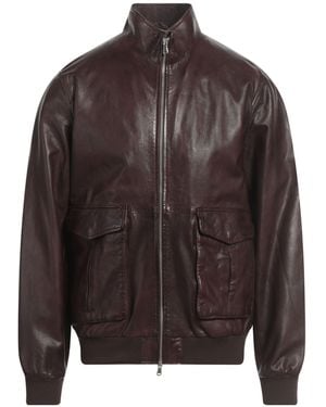 D'Amico Jacket Leather - Brown