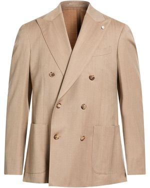 Luigi Bianchi Blazer Virgin Wool - Natural