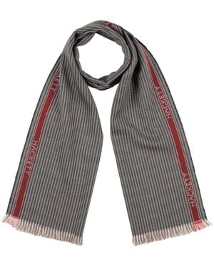 Hackett Taupe Scarf Wool - Gray