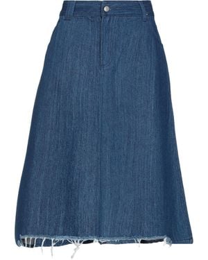 Roy Rogers Midi Skirt Cotton - Blue