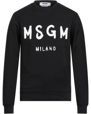 MSGM Sweatshirt Cotton - Black