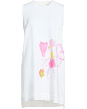 Isabel Benenato Mini Dress Cotton, Polyester - White