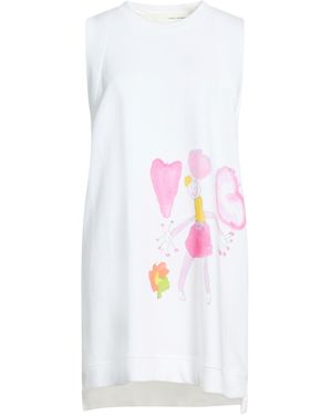 Isabel Benenato Mini Dress Cotton, Polyester - White