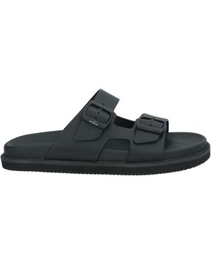 Hogan Sandals Leather - Black