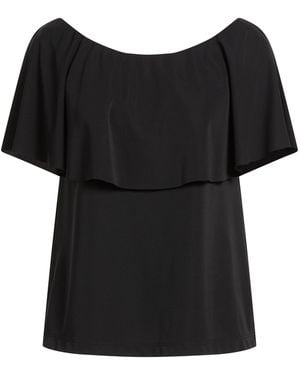 Hanita Top Polyester, Elastane - Black