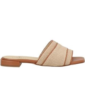 Xandres Sandals Synthetic Material, Leather - Natural