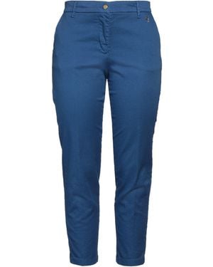 Gai Mattiolo Trousers Cotton, Elastane - Blue