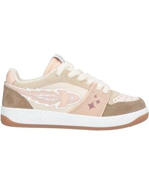 ENTERPRISE JAPAN Ivory Trainers Calfskin - Pink