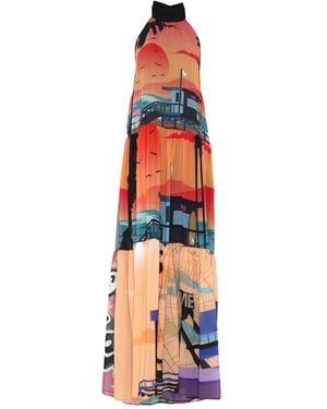 Marco Bologna Long Dress - Orange