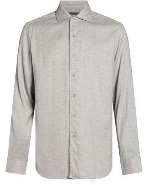 Corneliani Shirt Cotton, Viscose - Gray