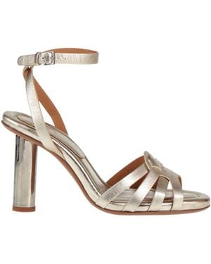 Robert Clergerie Sandals Leather - Metallic